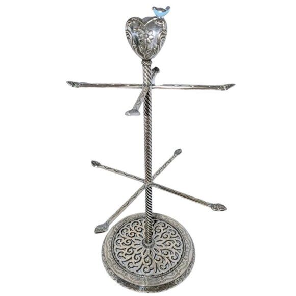 Brighton SongBird Sterling Silver Plated Jewerly Tree For Bracelets Necklaces